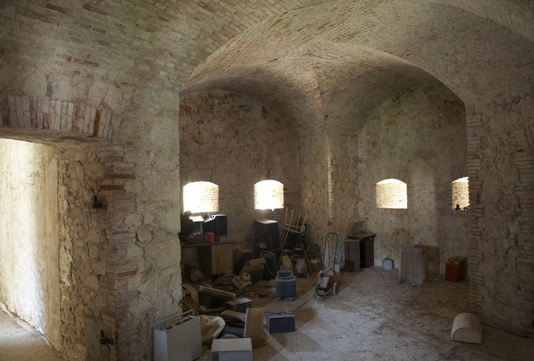 Bastion nord-ouest (5), casemate crénelée vers flanc et face gauche.