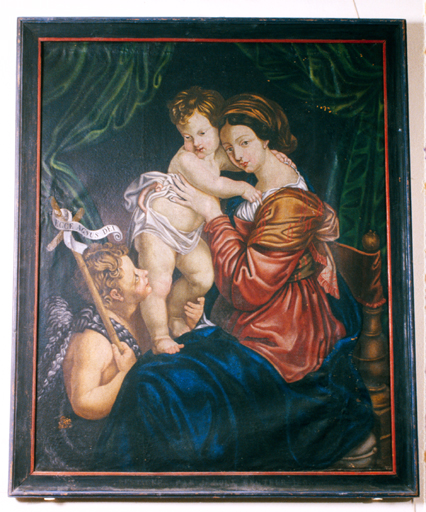 tableau : Vierge à l'Enfant et saint Jean Baptiste enfant