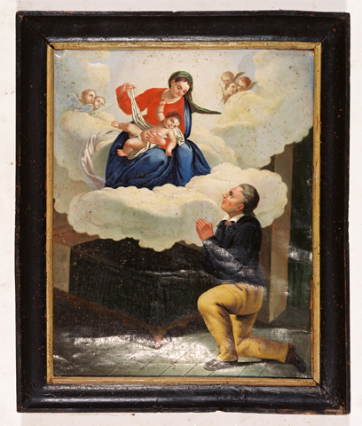 ex-voto, tableau : Demande de guérison d'un homme, Paolo