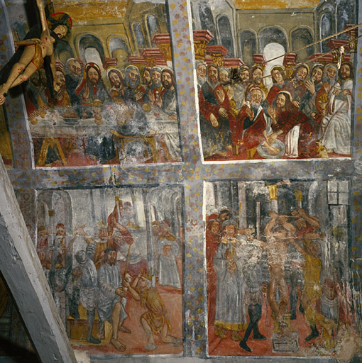 peintures monumentales : Scènes de la vie du Christ