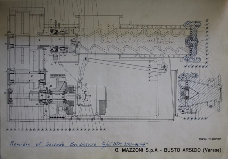 ensemble de 2 machines à extruder (boudineuses)