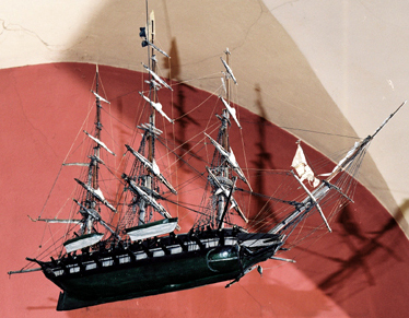 maquette, ex-voto : Corvette (N° 2)