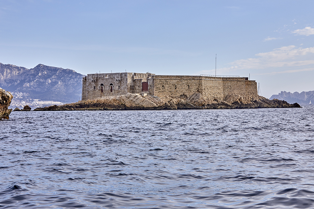 Vue générale de la batterie prise du nord, côté de l'entrée