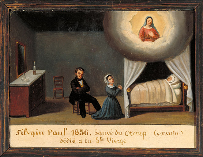 tableau, ex-voto : Demande de guérison de Silvain Paul