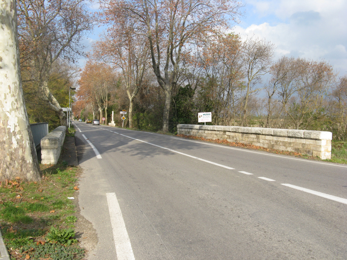 pont routier du Moulin de l'Aurade et passerelle piétonne