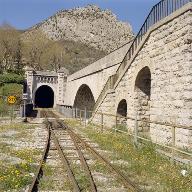 premier tunnel ferroviaire d'Entrevaux