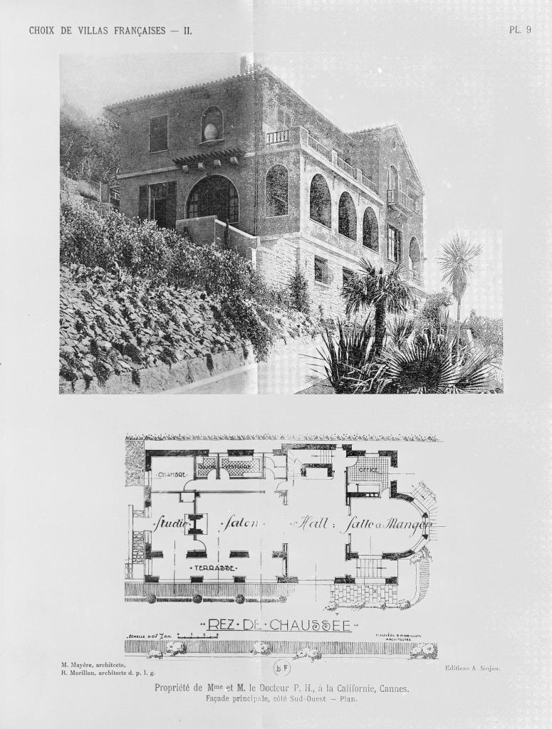 maison de Mme et M. le Docteur PH, actuellement Villa Golden Gate et Villa Lou Cantou