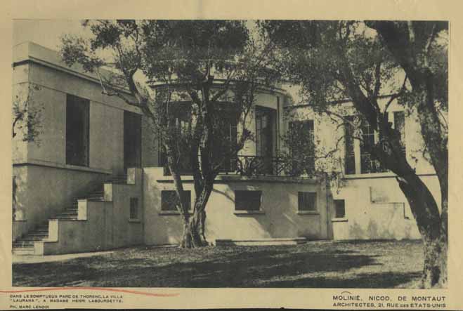 Molinié et Nicod. Villa Laurana, 1927.