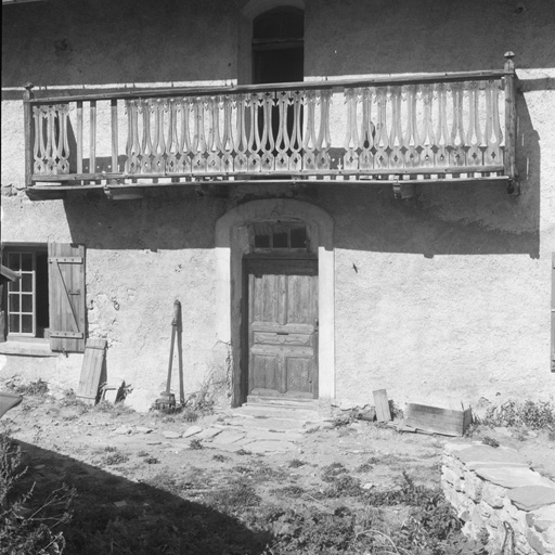 Balcon de la façade sud.