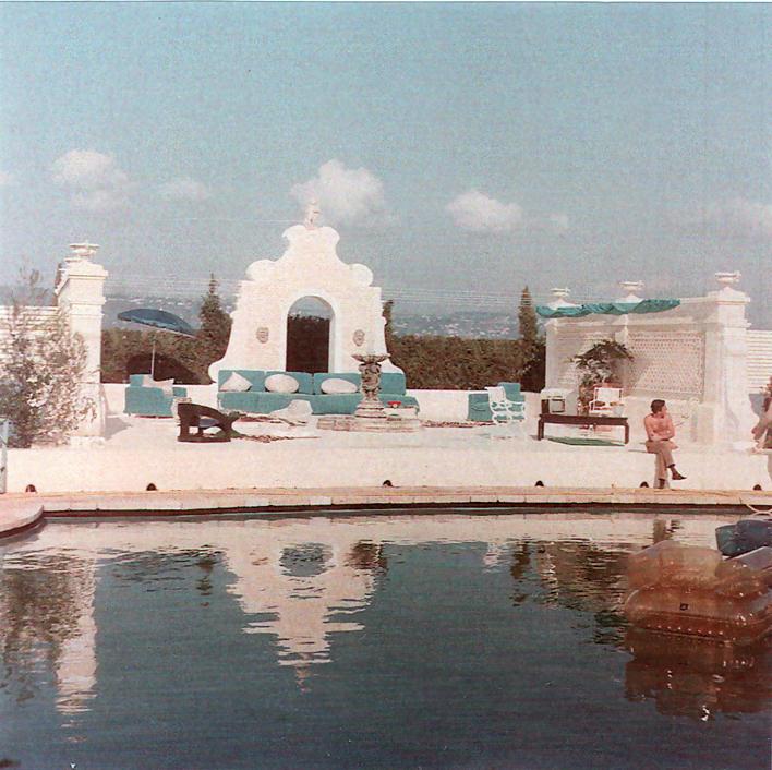 jardin d'agrément de la villa La Presqu'île de l'Ilette actuellement villa Aigue-Marine