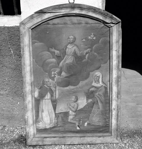 tableau : Saint Claude, sainte Elisabeth ? et saint Joseph