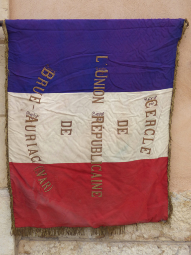 drapeau du cercle de l'Union Républicaine de Brue-Auriac (Var)