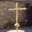 croix de procession, statue : Christ en croix (N° 1)