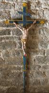 Croix de procession : Christ en croix (N°2)