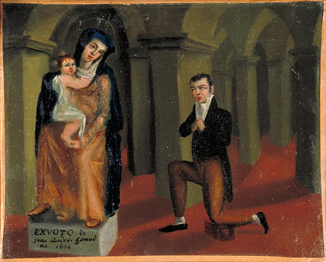 tableau, ex-voto : Prière de Jean-André Giraud