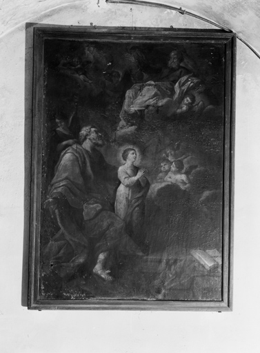 tableau : La Vierge présentée à Dieu le Père par saint Joachim