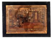 ex-voto, tableau : Demande de guérison d'une jeune fille, Christine Brigance