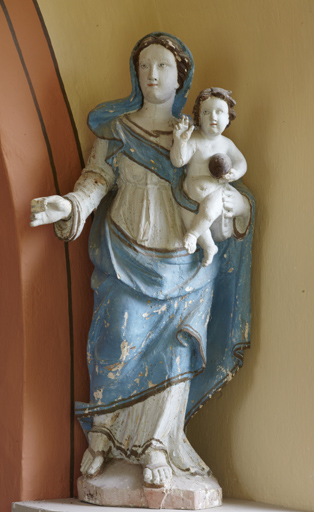 statue (petite nature) : Vierge à l'Enfant