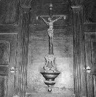 croix d'autel ; Christ en croix