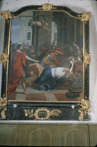 tableau (tableau du maître-autel) : Le martyre de sainte Agathe