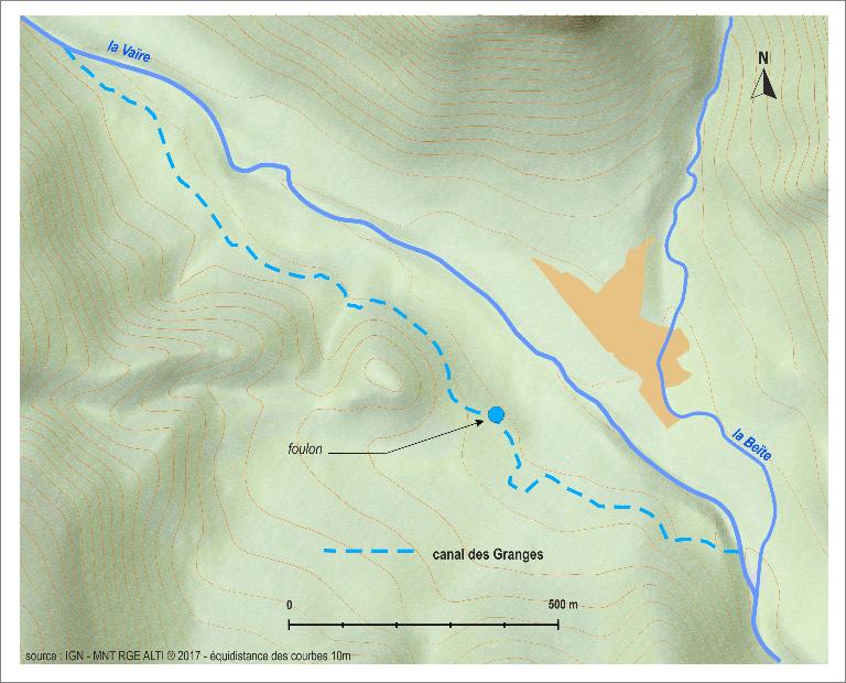 Canal, puis canal d'irrigation des Granges