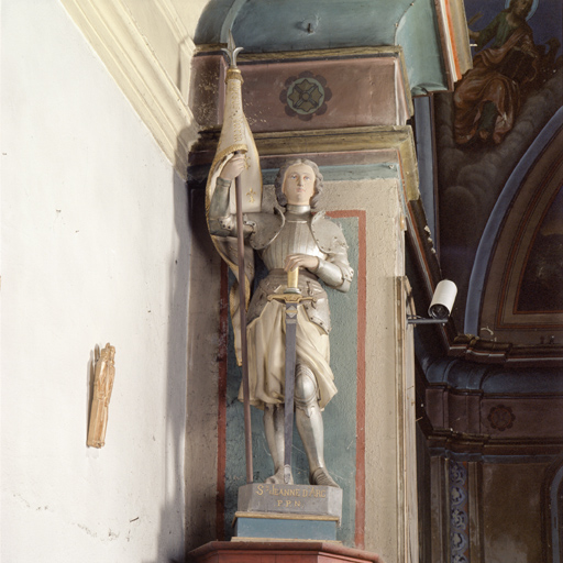 statue (petite nature) : Sainte Jeanne d'Arc