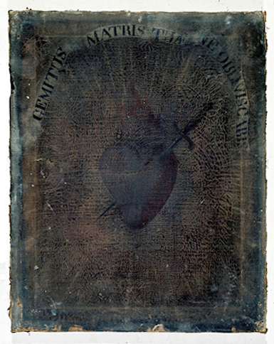 ex-voto, tableau : Sacré-Coeur de Marie