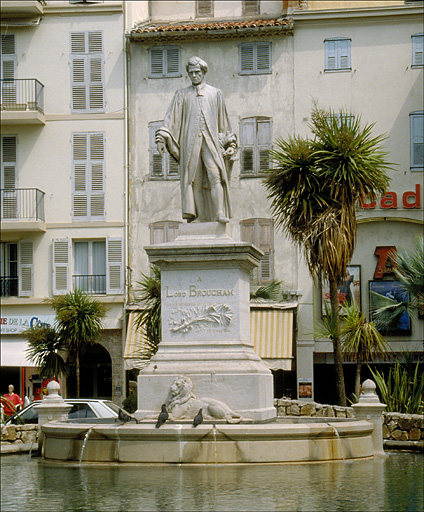 monument à Lord Brougham, fontaine