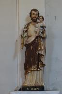 Statue (petite nature) : saint Joseph et l'Enfant
