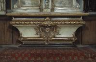 ensemble de l'autel de sainte Anne (autel, 3 gradins d'autel, tabernacle)