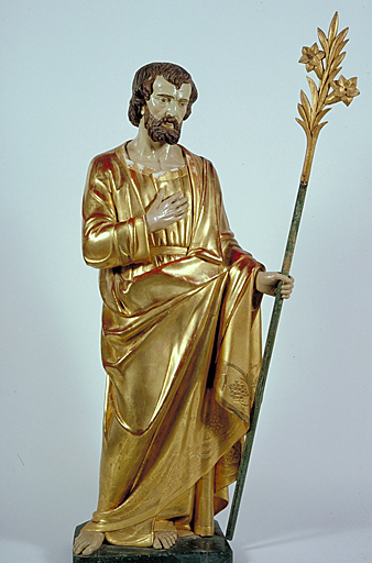 statue (petite nature) : saint Joseph