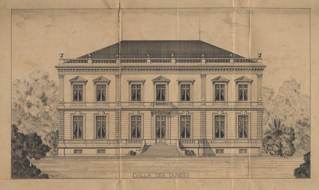 Villa des Dunes, 1868.