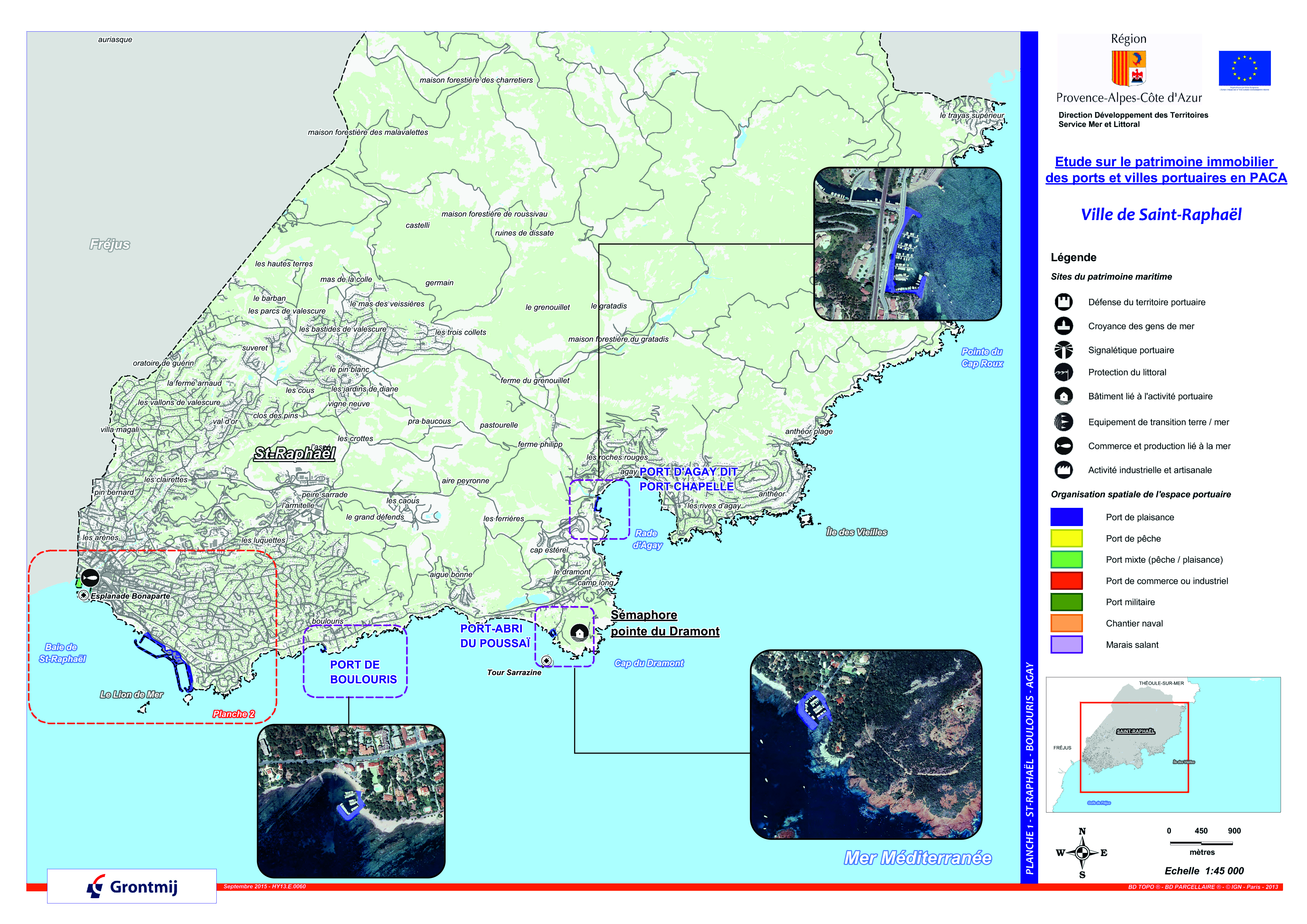 Ports et aménagements portuaires de la commune de Saint-Raphaël