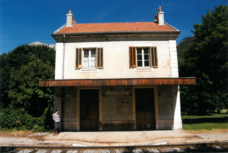 gare de Saint-Clément, actuellement maison