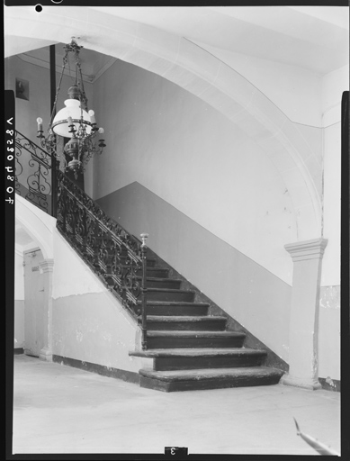 Départ de l'escalier.