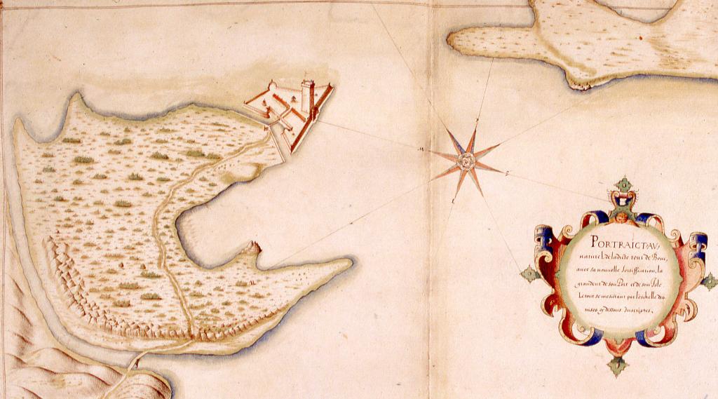 Portraict au naturel de ladicte tour de Bouc avec sa nouvelle fortiffication, c. 1606.