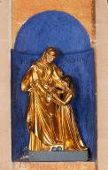 Groupe sculpté : l'Education de la Vierge