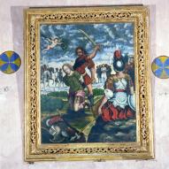 tableau et son cadre : Le Martyre de saint Pancrace