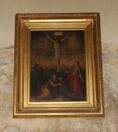 Cadre et tableau : Crucifixion