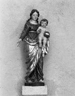 statue (petite nature) : Vierge à l'Enfant