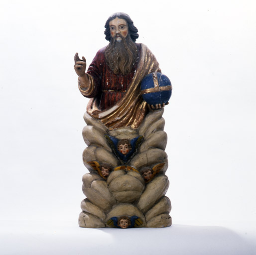 statue (petite nature) : Dieu le Père