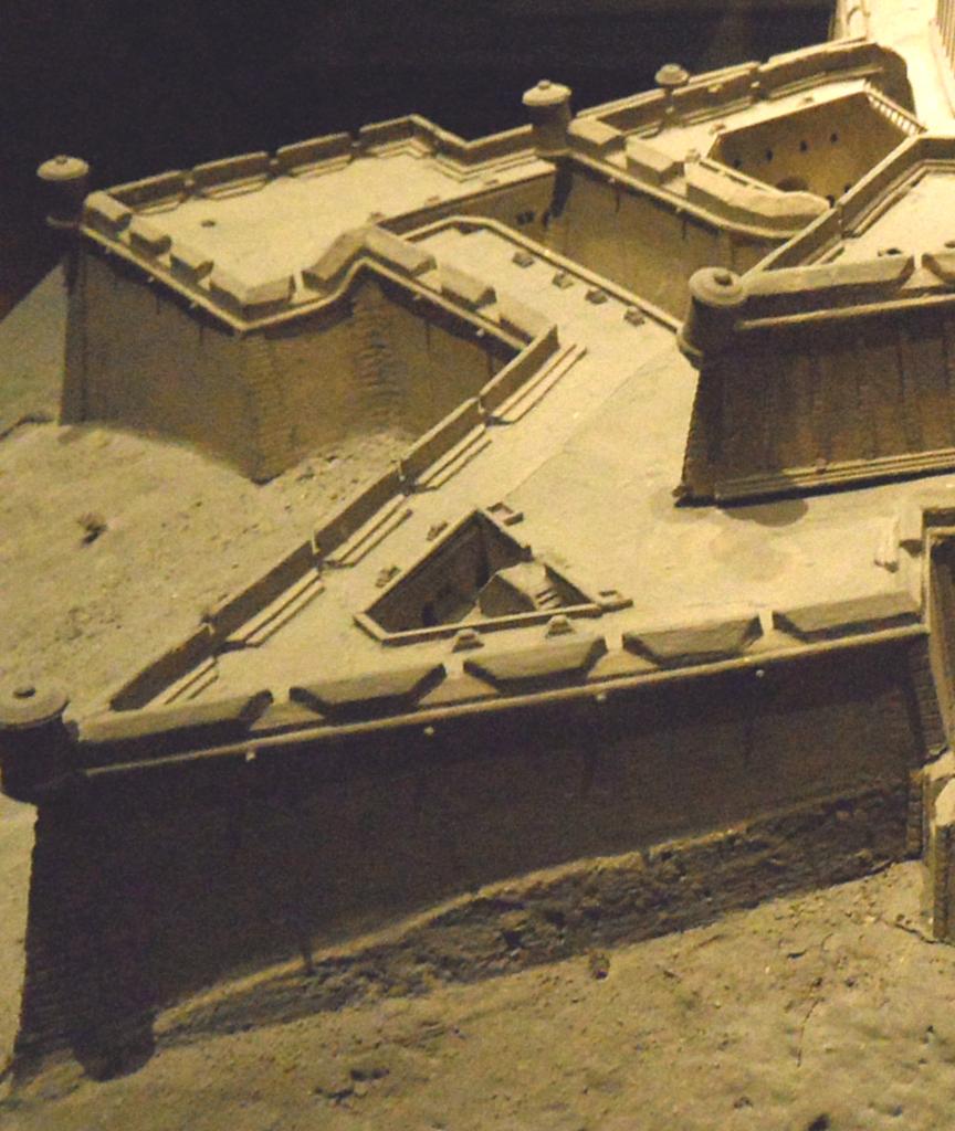 [Le haut fort de la citadelle de Marseille], c. 1670. Détail du bastion de Beringhen