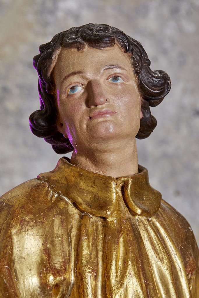 Statue (petite nature) : saint Pantaléon de Nicomédie
