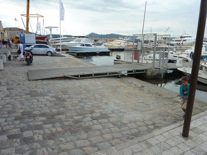 cale de construction du chantier naval de Saint-Tropez