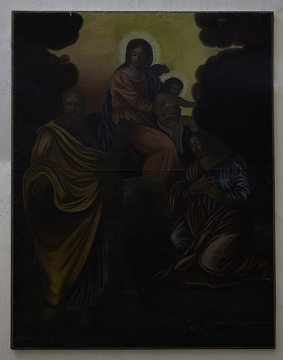 Tableau : Vierge à l'Enfant entre saint André et sainte Catherine d'Alexandrie