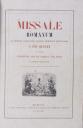 livre : Missel Romain (N° 1)