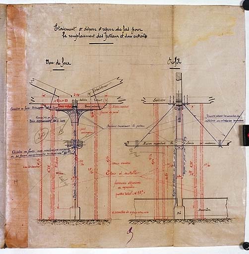 atelier de fabrication et de réparation (atelier du montage puis de la mécanique)