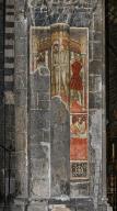 Peinture monumentale du deuxième pilier nord : la Flagellation du Christ
