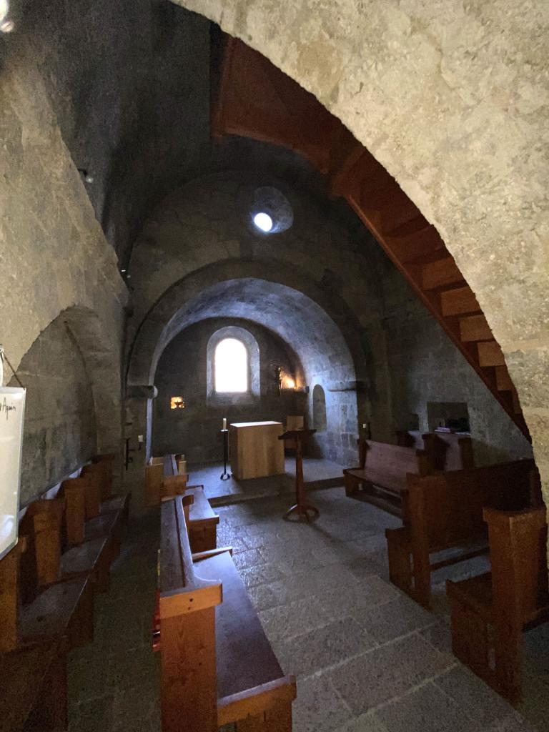 La chapelle Saint-Firmin et la seconde salle capitulaire. L'ensemble est aujourd'hui nommé "chapelle de l'abbé".
