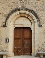 Deux vantaux du portail d'entrée de l'église